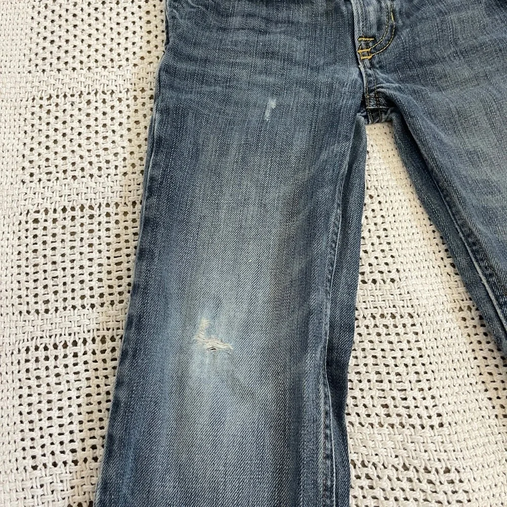 Polo Ralph Lauren Boys Distressed Jeans Size 5 Denim Adjustable Waist